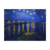 Starry Night Over The Rhone Postcard
