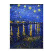 Starry Night Over The Rhone Post Card