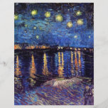 Starry Night over the Rhone, Vincent van Gogh Flyers