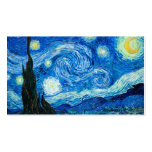 Starry Night Painting By Painter Vincent Van Gogh business cards