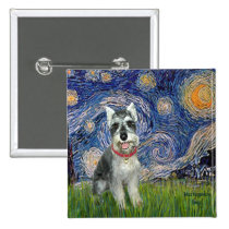 Starry Night - Schnauzer #8 buttons