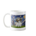Starry Night - Shih Tzu Puppy mugs