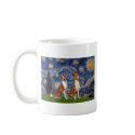 Starry Night - two Basenji's mugs