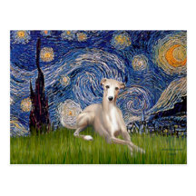 Starry Night - Whippet #2 Postcards