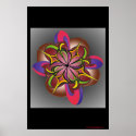 Starry Palms Mandala posters