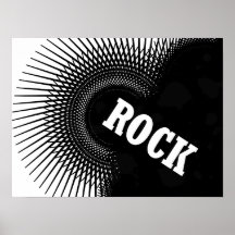 Starry Rock Design Posters