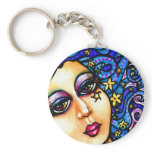 Starry Swirl Cute Swirl Girls Keychain
