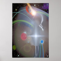 starry traveller print