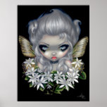 Starry Wild Jasmine Fairy ART PRINT gothic fantasy
