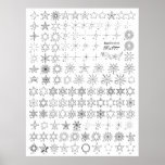 Stars 1 Tattoo Flash posters