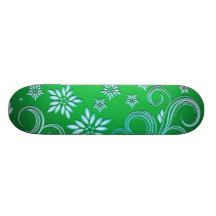 Stars and Flowers 4 Skate Board