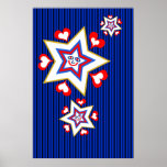 Stars and hearts posters