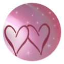 Stars and hearts stickers