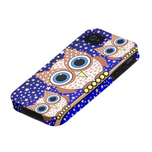 stars and owls Case-Mate iPhone 4 cover