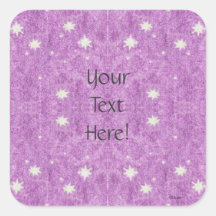 Stars and Purple Twilight Sky Sticker