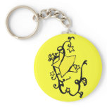 Stars and ribbons keychains