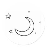 Stars and Sickle Moon  stickers