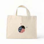 Stars and Stripes Ladybug Tote Bag