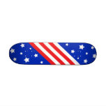 Stars and Stripes Mini Skateboard