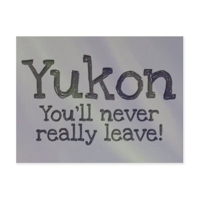 Stars and Stripes; Yukon Territory Souvenir Postcard