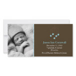 Stars Baby Mobile Birth Announcements photo cards