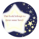 Stars, blue and yellow stickers