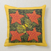 Stars & Butterfly design  Throw pillow pillows