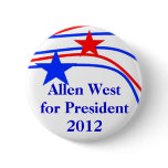 Stars Button, Allen West for President 2012