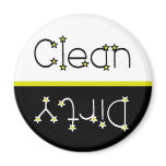 Stars Clean Dirty Dishwasher Magnet