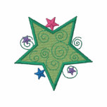 Stars embroidered shirts