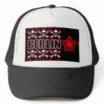 STARS N SKULLS - RED WHITE BLACK EDITION TRUCKER HATS