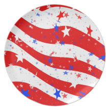 Stars 'n Stripes Dinner Plates