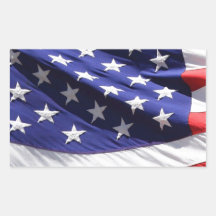 STARS-N-STRIPES RECTANGLE STICKER