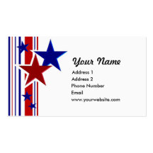Stars & Stripes Business Card
