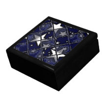 STARS THROUGH GLASS Keepsake Box