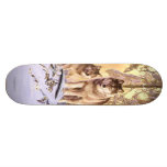 "Stars Under Snow" skateboards