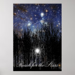 Starscape & Trees: Reach - Poster