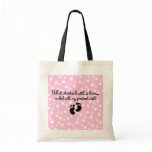 Started With A Kiss Wish Pink bags