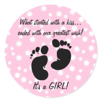 Started With A Kiss Wish Pink Custom