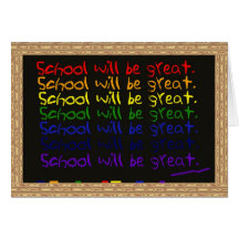 Starting School Cards