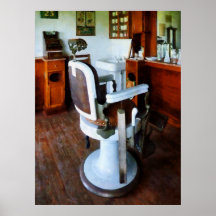 STARTING UNDER $20 Barber Chair with Cash Register Print
