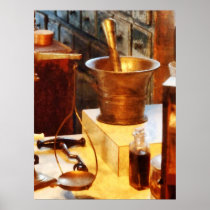 STARTING UNDER $20 - Brass Mortar and Pestle Poster