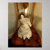 STARTING UNDER $20 - China Doll on Chair Posters