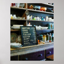 STARTING UNDER $20 - Groceries in General Store Print