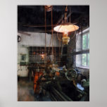STARTING UNDER $20 - Machine Shop With Lantern Poster