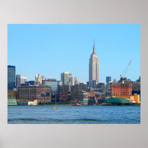 STARTING UNDER $20 - Manhattan Skyline From NJ Posters