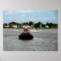 STARTING UNDER $20 - Tugboat Bow Norfolk VA Print