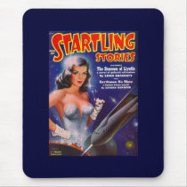 Startling Stories March - Vintage SciFi Comic Mouse Mat