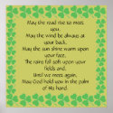 starts at $11.20-May the road rise to meet you posters