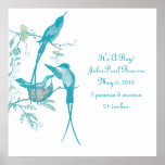 Starts at $12.80 It's A Boy! New Baby Announcement Poster